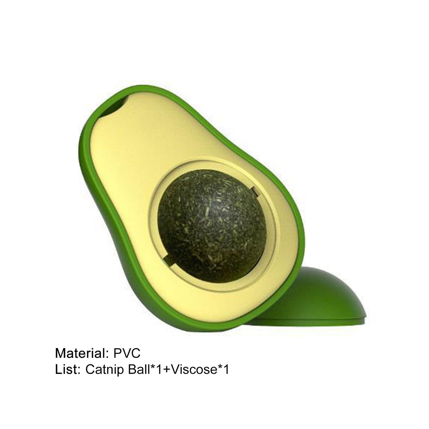 Cute Avocado Catnip Toys Cat Teeth Cleaning Toy Supplies Mini Treat