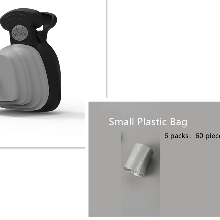 Pet Dog Poop Bag Dispenser Travel Foldable Spoon