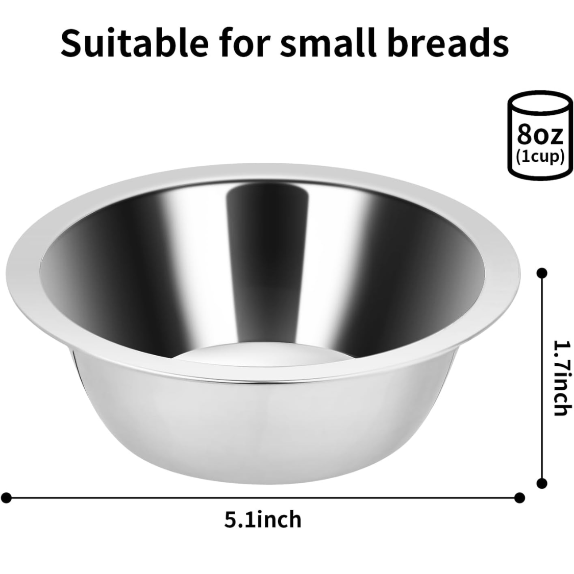 2pcs Kennel Water Bowl Hanging Stainless Steel Puppy Bowls