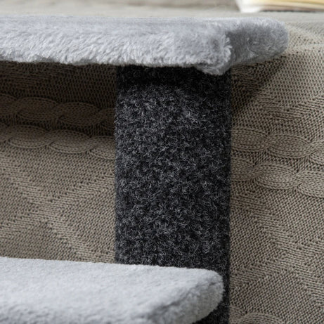 Cat Tree Tower Stair Steps With Scratching Post Hanging Play Ball