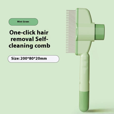 Professional Pet Comb For Dogs And Cats With Release Button Flea