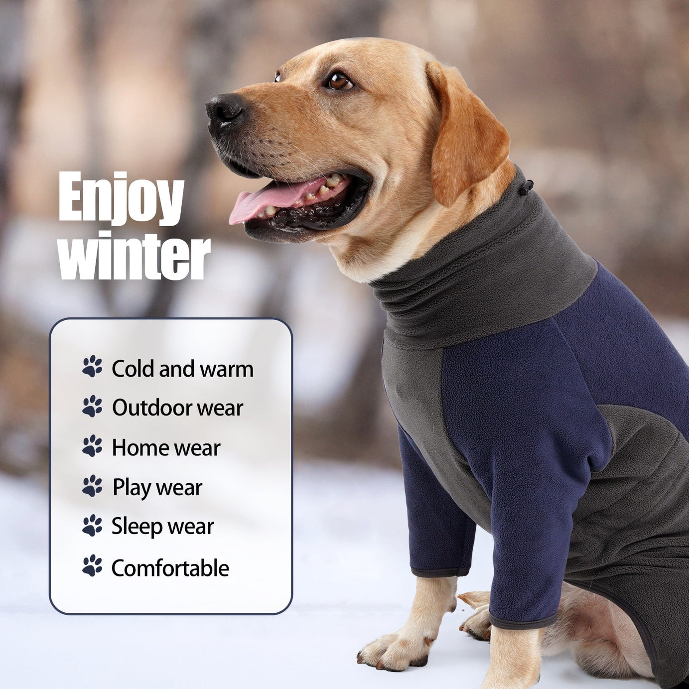 Dog Clothes Cold Proof And Warm Pet In Winter Pets Supplies