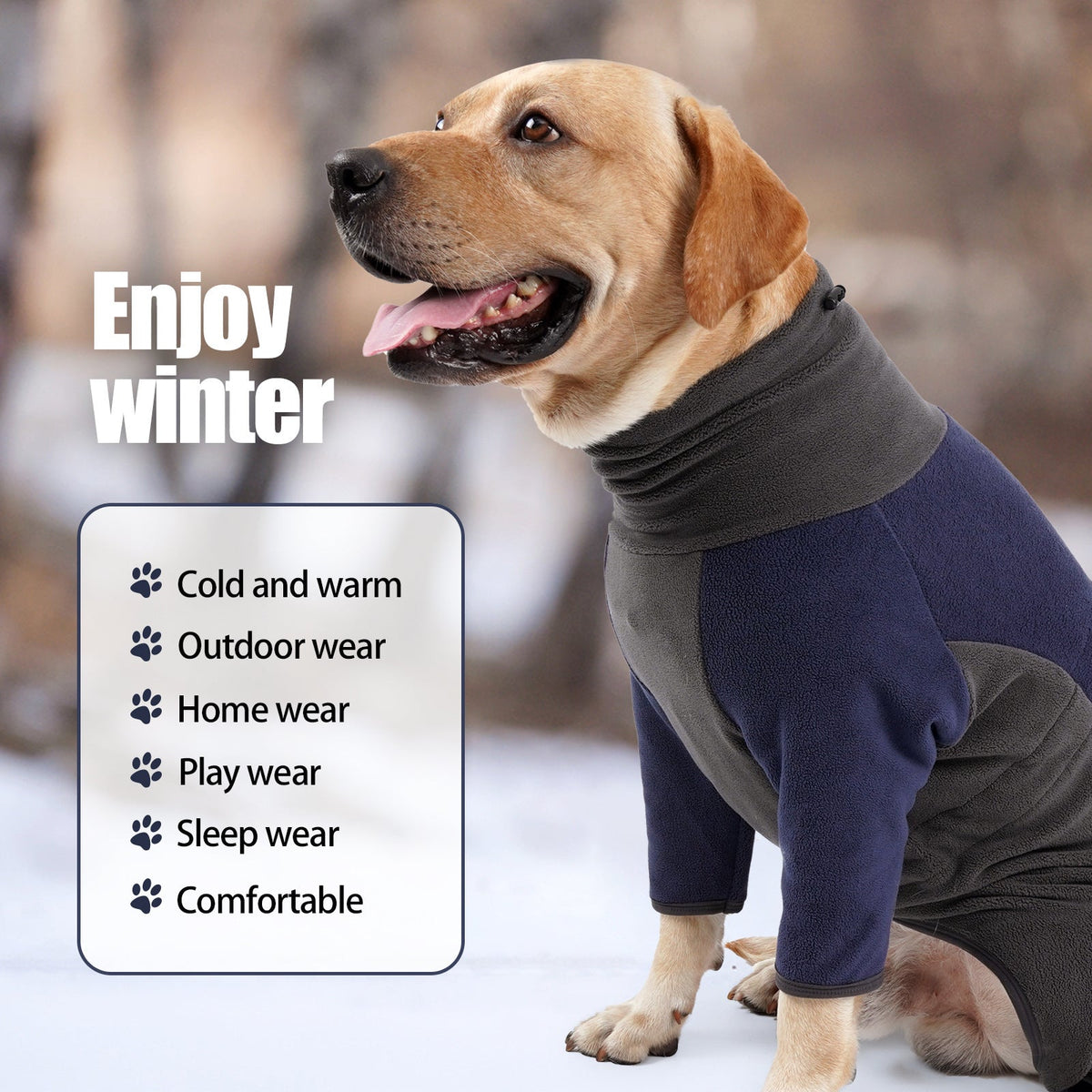 Dog Clothes Cold Proof And Warm Pet In Winter Pets Supplies