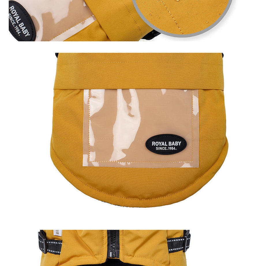 Strap Traction Raincoat For Small And Medium-sized Dogs
