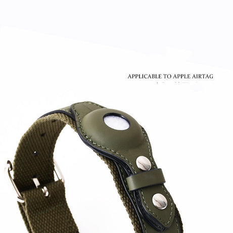 Airtag Pet Collar Tracker Protective Cover Leather