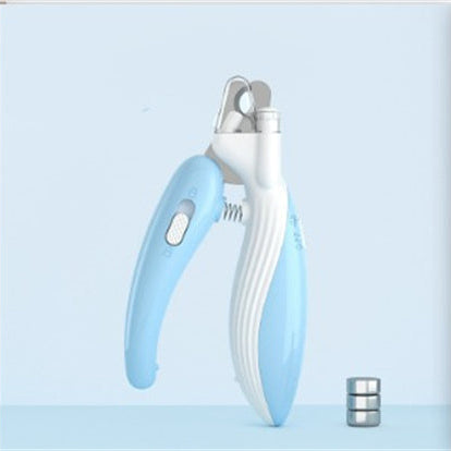 Pets Dog Paw Trimmer With LED Light Fully Waterproof Pet Hair