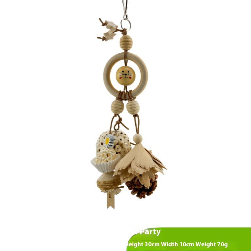 Parrot Natural Ricepaperplant Pith Ball Safety Plant Gnawing Molar
