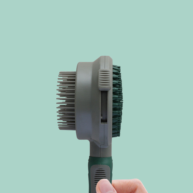 Pet Hair Removal Comb Cat Brush Self Cleaning Slicker Double-sided