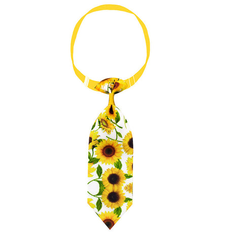 Sunflower Pet Tie Summer Collar Decoration
