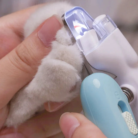 Pet Nail Clippers Dog Cat LED Electric Grinder Pet Supplies Light