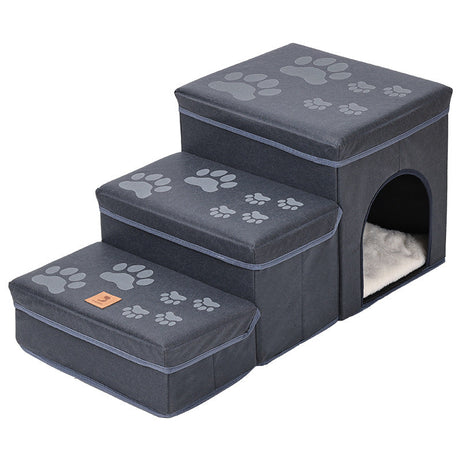 Cat Kennel Cage Multifunctional Dog Stairs Upper Bed Sofa Puppy