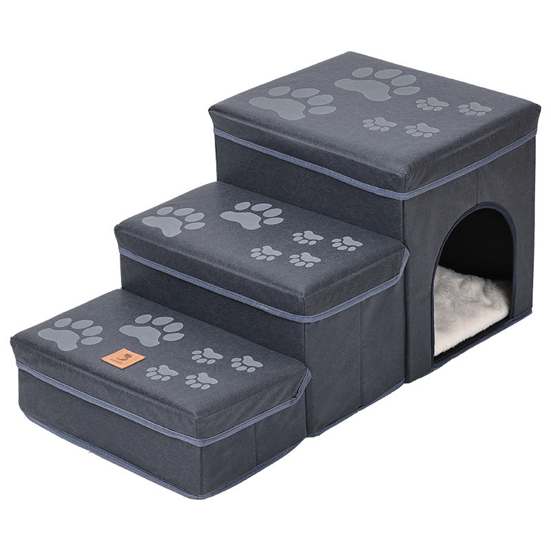 Cat Kennel Cage Multifunctional Dog Stairs Upper Bed Sofa Puppy