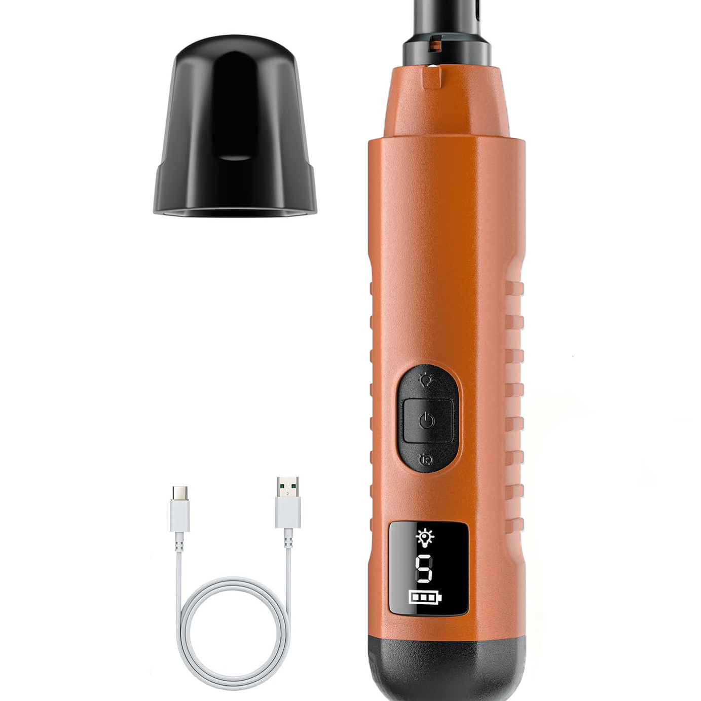 2026 New Silent Groom Pro Dog Nail Grinder 5-speed With LED Light