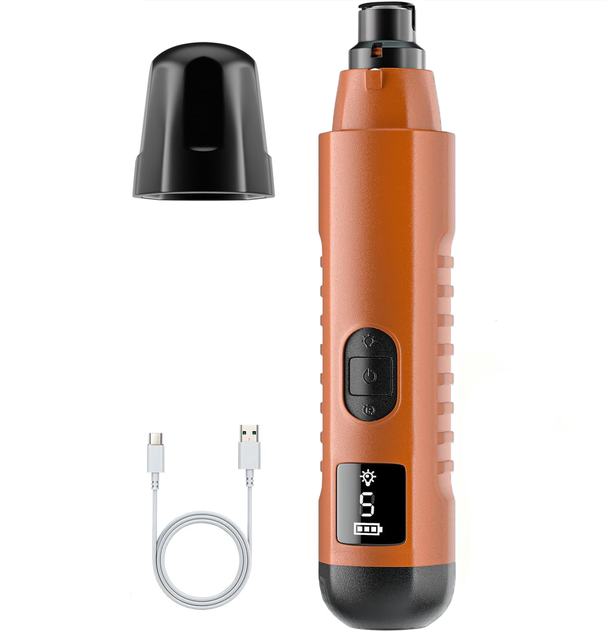2026 New Silent Groom Pro Dog Nail Grinder 5-speed With LED Light