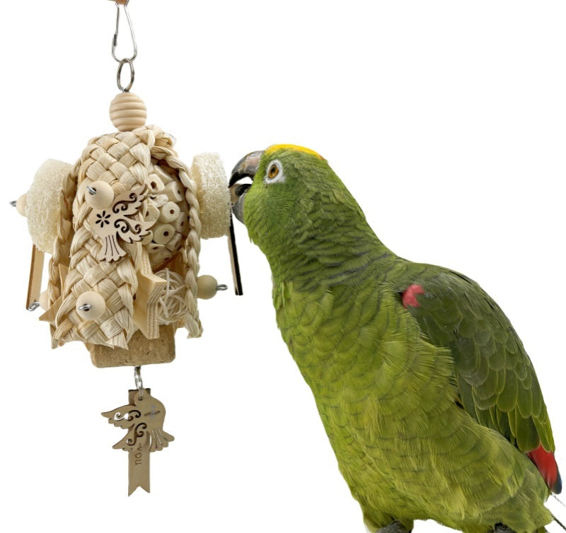 Parrot Natural Ricepaperplant Pith Ball Safety Plant Gnawing Molar