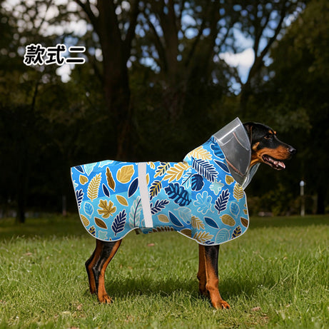 Dog Raincoat Waterproof Hoodie Pet Clothing Outdoor Walking Shell