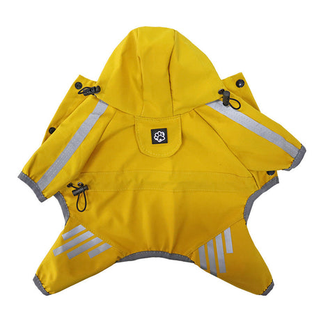 Dog Raincoat Full Package Four Feet Waterproof Rain Cape Pet