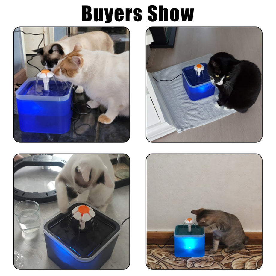 USB Charging For Water Cat Drinking Fountain Pet Dispenser