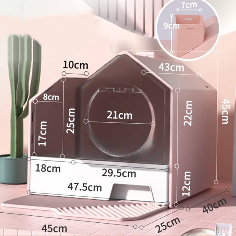 Fully Enclosed Household Anti-splash Drawer Type Odor-proof Cat