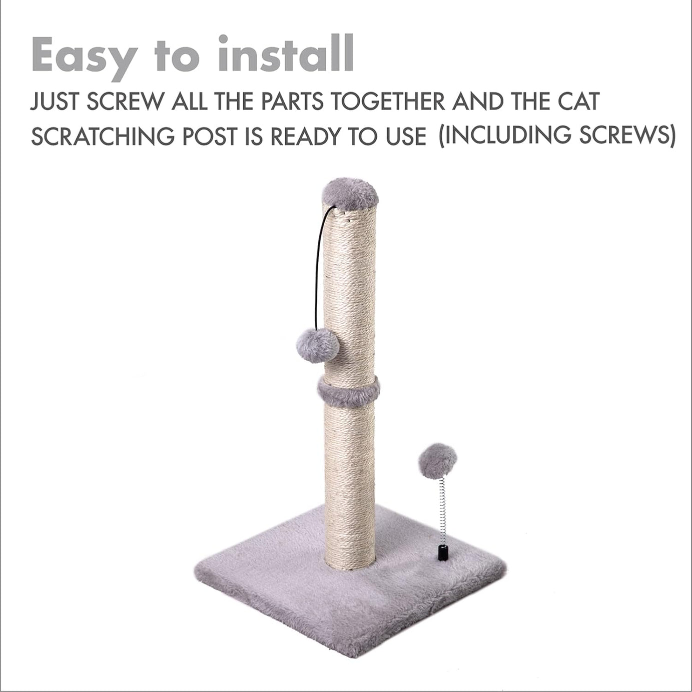 Cat Scratching Post Premium Basics Kitten Scratcher Sisal Scratch
