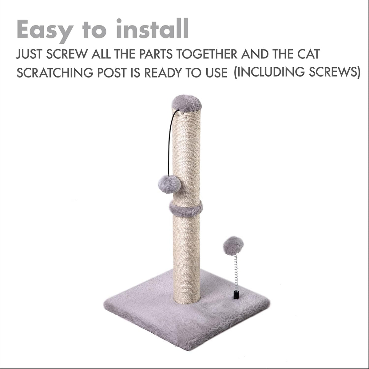 Cat Scratching Post Premium Basics Kitten Scratcher Sisal Scratch
