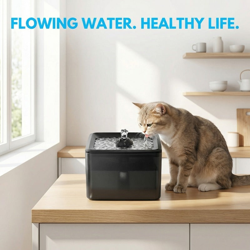 Ultra Silent Circulating Pet Drinking Fountain 3800ml Large Volume
