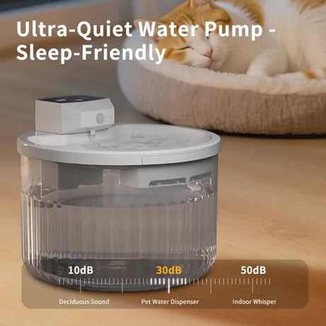 Pet Water Fountain Large Capacity Automatic Cat Dispenser With No