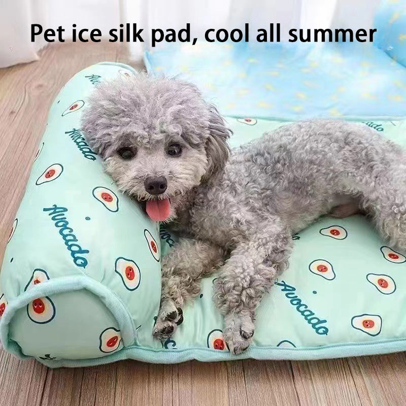 Dogs Mat Cooling Summer Pad For Cat Blanket Sofa Breathable Pet Dog