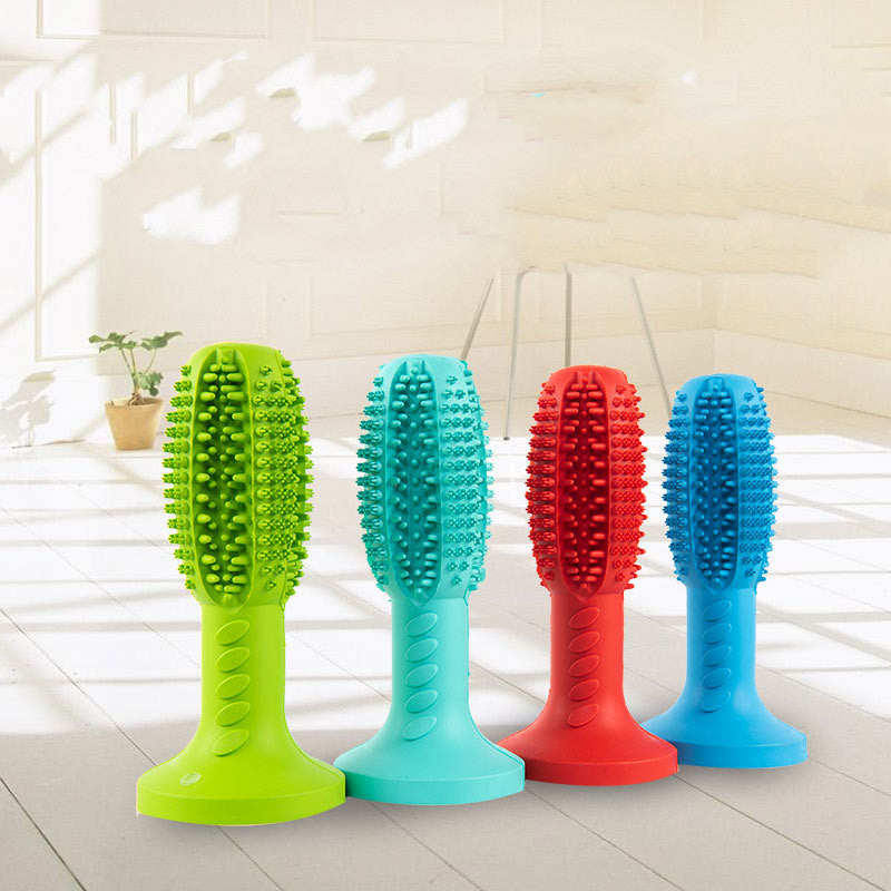 New Dog Toothbrush Molar Teeth Cleaning Stick Leaking Food