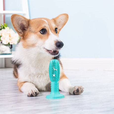 New Dog Toothbrush Molar Teeth Cleaning Stick Leaking Food