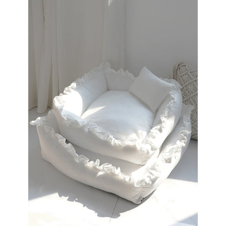 Super Comfy Princess Dog Bed Sofa Pet Kennel House Mat For Small