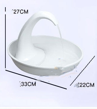 Pet Drinking Fountain Cat Feeding Water Flowing