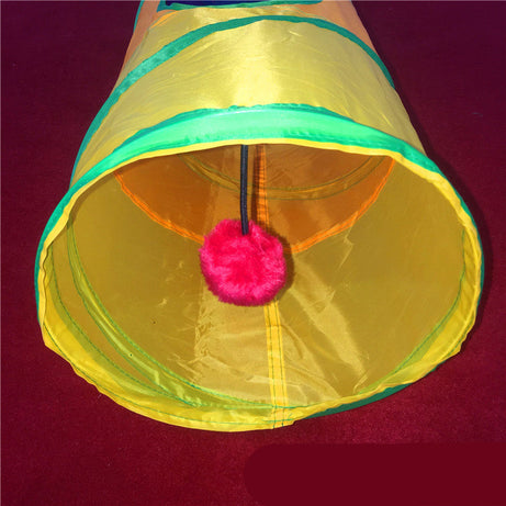 Rainbow Cat Tunnel Color Climbing Frame Litter