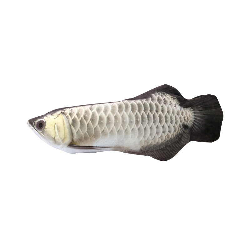 Fish Plush Catnip Pet Toy That Emulates The Beating