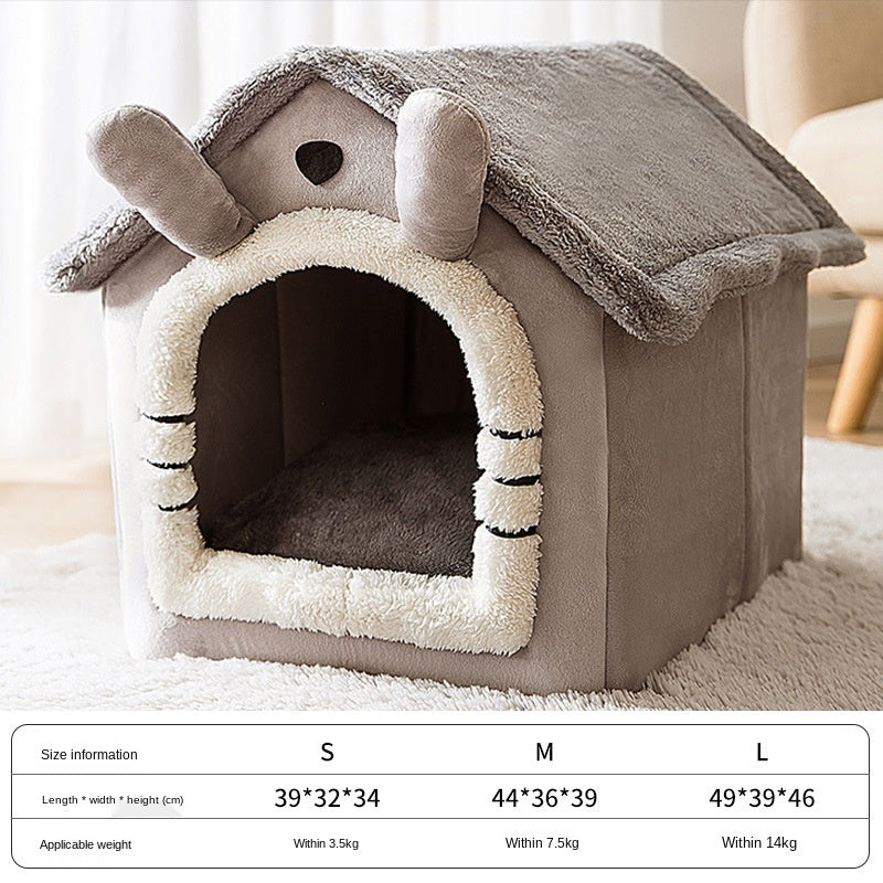 Pet Bed Small Dog Teddy Cat Litter Four Seasons Universal House