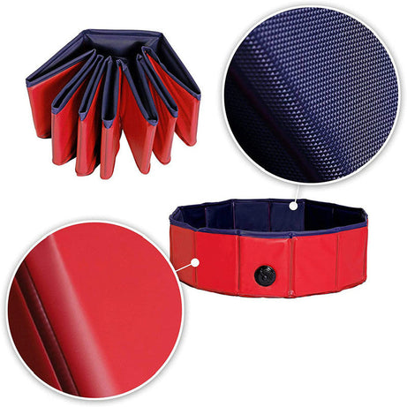 Portable Pet Pool Foldable Dog Cat Bathtub Pet Supplies Outdoor