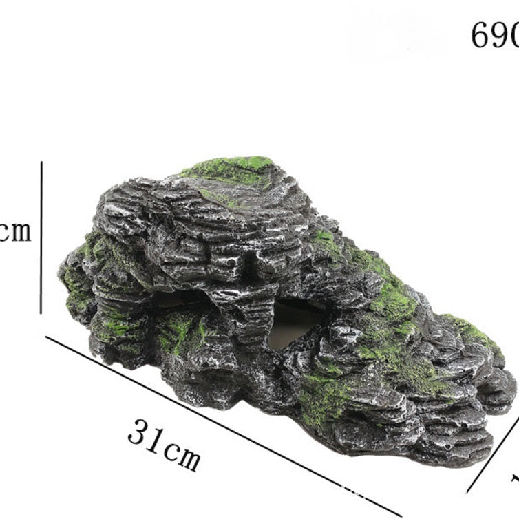 Fish Tank Aquarium Landscaping Decoration Rockery Tortoise Terrace