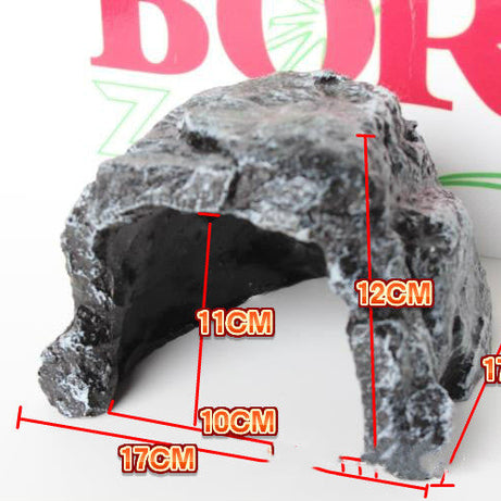 Borozo Reptile Tortoise Cave Hideout Nest Snake Lizard Big Hole