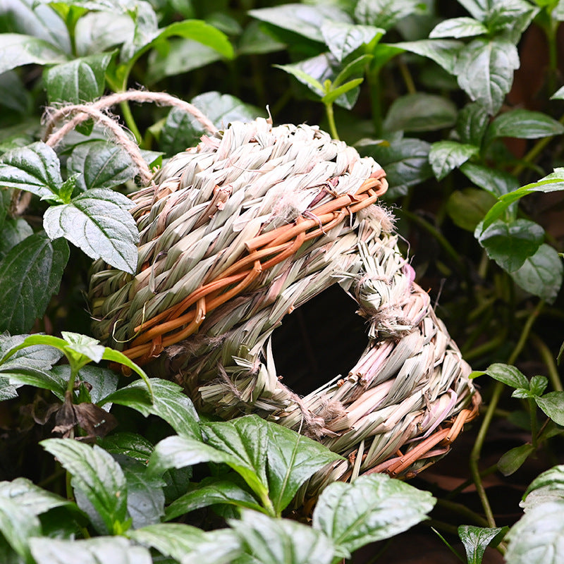 Creative Straw Birds Nest Handicraft Hand-woven Bird Cage