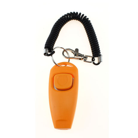 Two-in-one Clicker Pet Training Pet Whistle Dog Yellow Bracelet