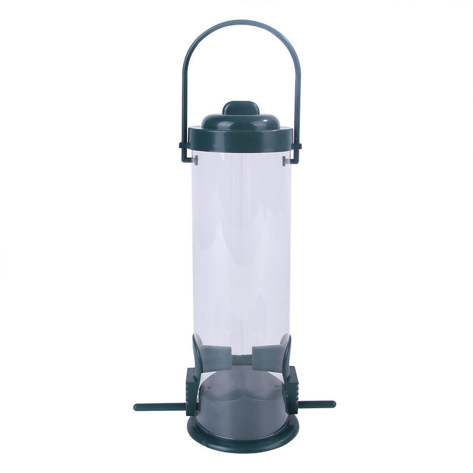 Pet Bird Feeder Feed Station Hanging Garden Plastic Birds Food