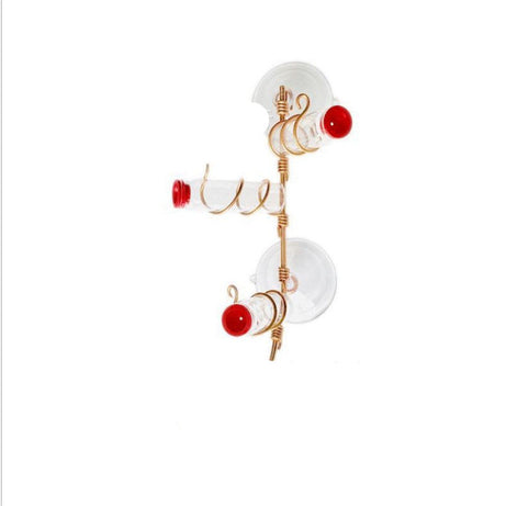 Garden Bird Feeder Supplies Hummingbird Drinker Suction Cup Easy