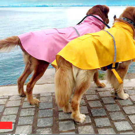 Pet Raincoat Dog Labrador Golden Retriever Large And Medium-sized