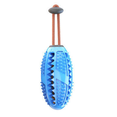 New Pet Dog Food Leakage Ball Toothbrush Elastic Rubber Molar Bite