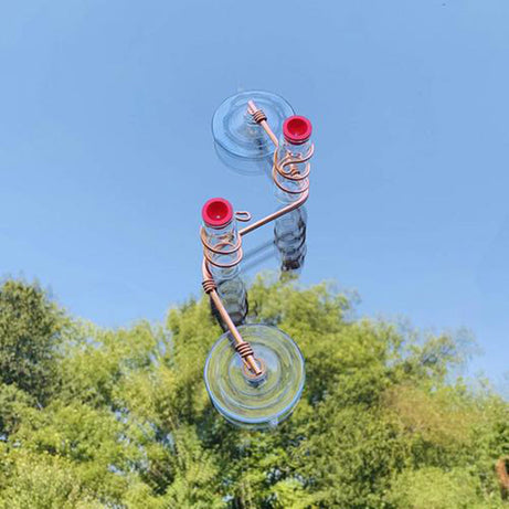 Garden Bird Feeder Supplies Hummingbird Drinker Suction Cup Easy