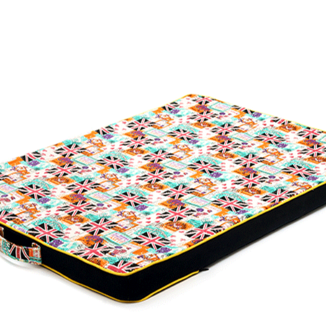 Thickened Pet Printing Canvas Dog Mats Bed Mattresses