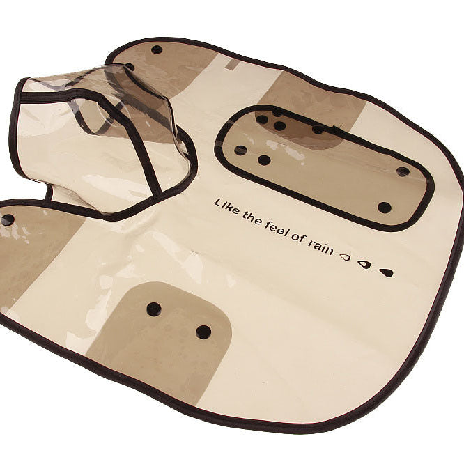 Simple Transparent Waterproof Raincoat For Dogs