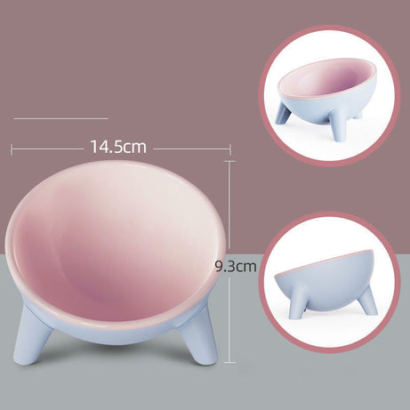 Cat Dog Bowl With Stand Pet Feeding Food Bowls Dogs Bunny Rabbit