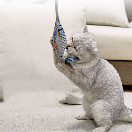 Creative Pet Funny Cat Artifact Simulation Fish Toy Interactive