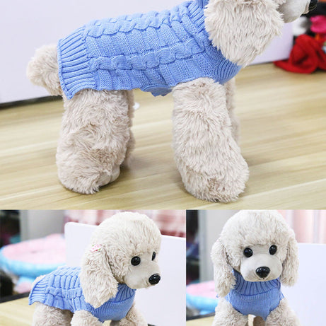 Cashmere Twisted Rope Pet Sweater Dog Clothes Pet Products